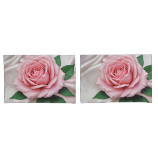 Pillow Rose and Silk Pillowcase