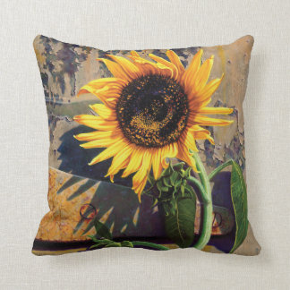 Pillow square Sunflower by Camille Engel