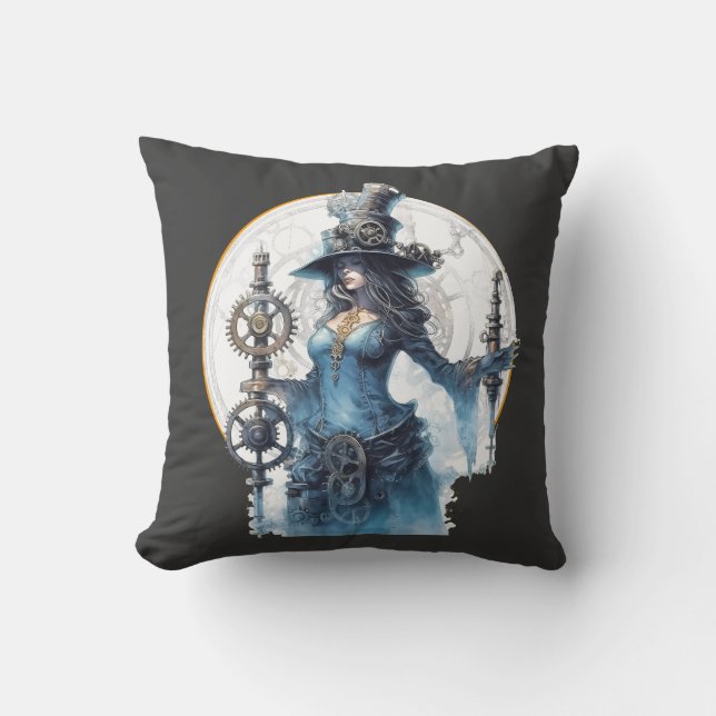 Pillow Steampunk Invocation (Front)