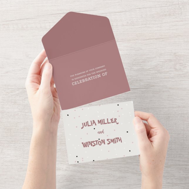 Pillow Talk Collection Wedding Invitation (Tearaway)