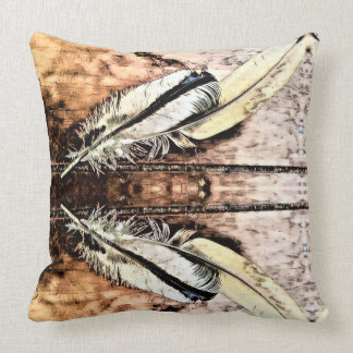 PILLOW TWO FEATHERS