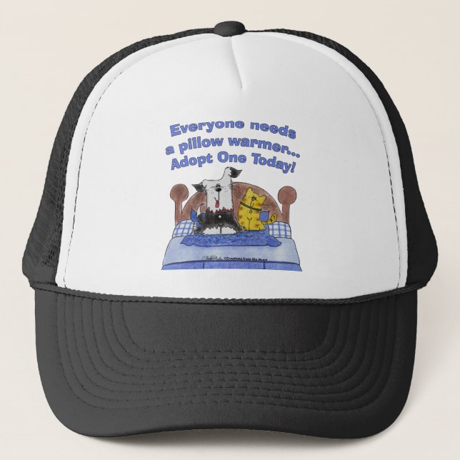 Pillow Warmers Trucker Hat (Front)