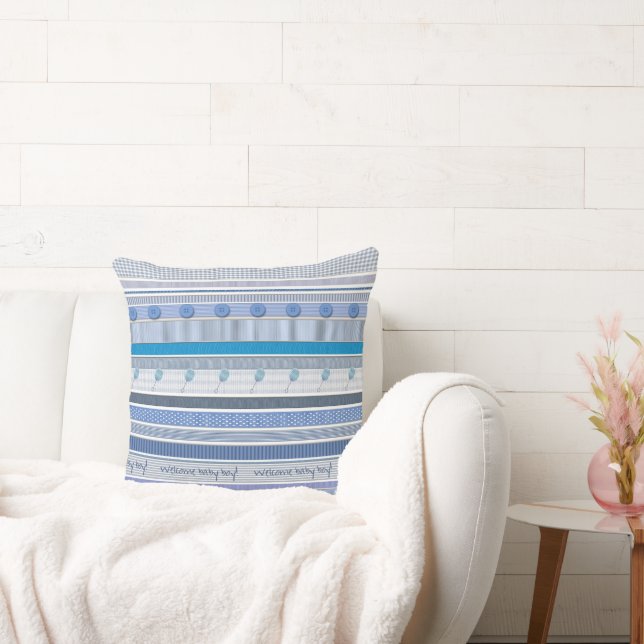 Pillow - Welcome Baby Boy (Couch)