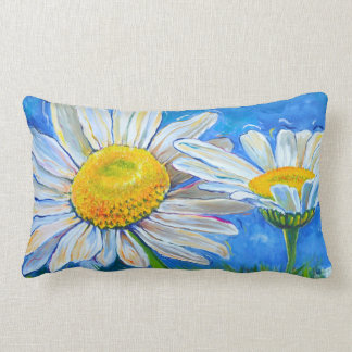 Pillow: Windswept Daisies! Lumbar Pillow