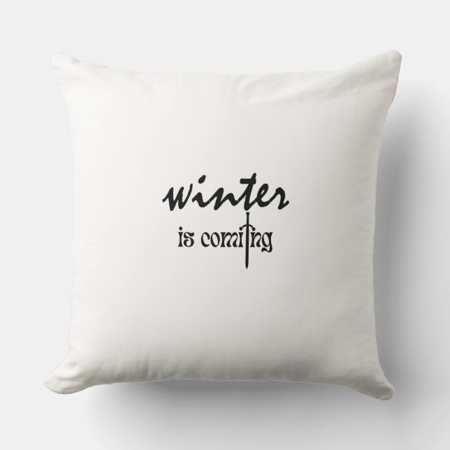  Pillow winter is coming (Front)