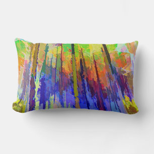Pillow with a Bright Abstract Design