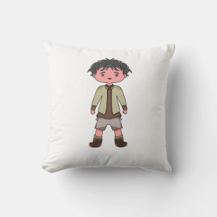 pillow with cartoon