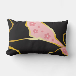 Pillow with Cherry Blossom Kintsugi