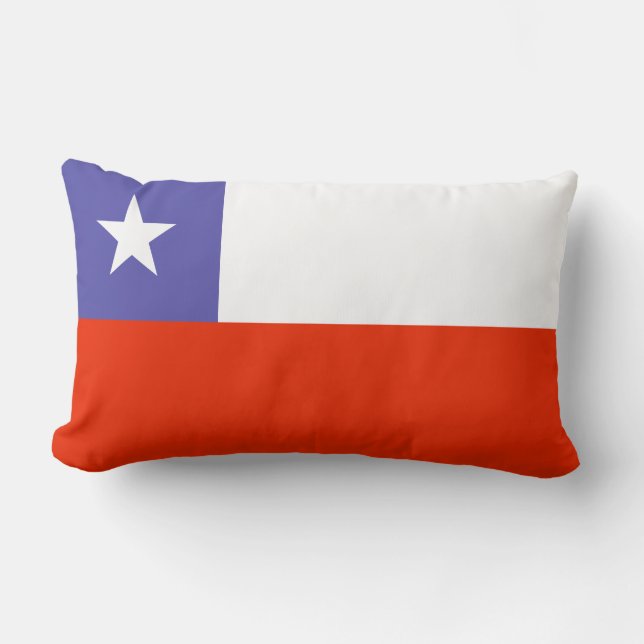 Pillow with flag of Chile (Front)