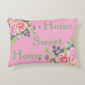 Pillow with floral design