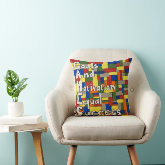 Pillow. Words to Inspire Throw Pillow