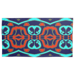 Pillowcase, A vintage colourful all over print  Pillowcase