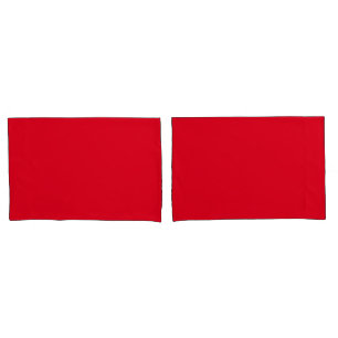 Pillowcase Cover - Plain Red