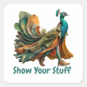 Pillowcase Square Sticker