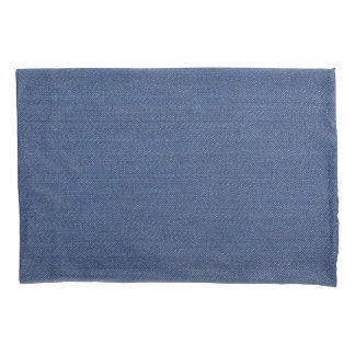 Pillowcase, with with natural blue jeans, denim pillowcase