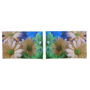 Pillowcases - Multi-Coloured Daisies I
