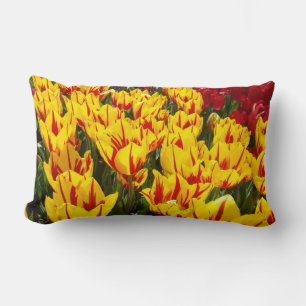 Pillows Tulips nature Spring Yellow Tulip Flowers