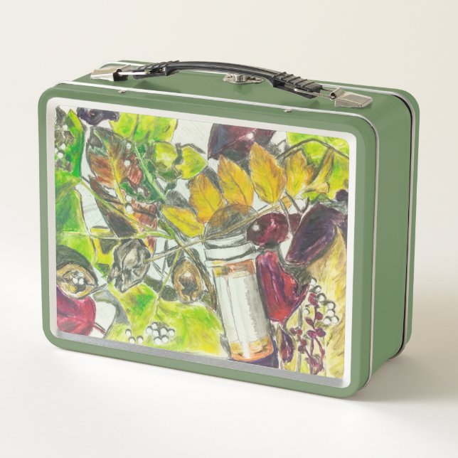 Pills and Leaves Lunch Box (Back)