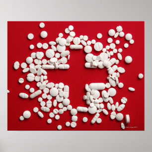 Pills Cross Poster