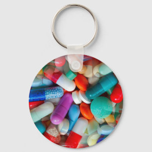 pills drugs keychain