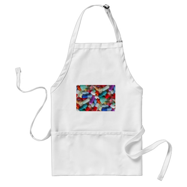 pills drugs standard apron (Front)
