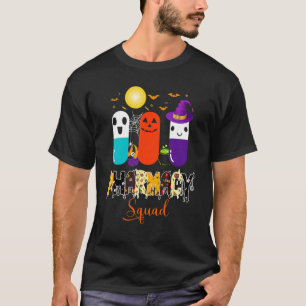 Pills Pharmacy Pharmacist Squad Halloween Costume T-Shirt