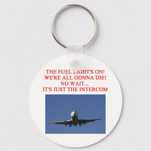 PILOT airline joke Keychain (Front)