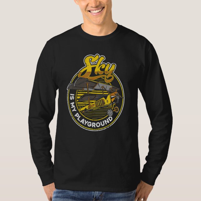 Pilot Airplane Flying Flight T-Shirt (Front)