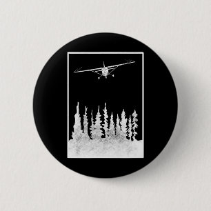 Pilot Airplane Shirts - Airplane Shirt - Aviation 2 Inch Round Button