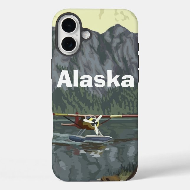 Pilot Alaska Airplane Case-Mate iPhone Case (Back)