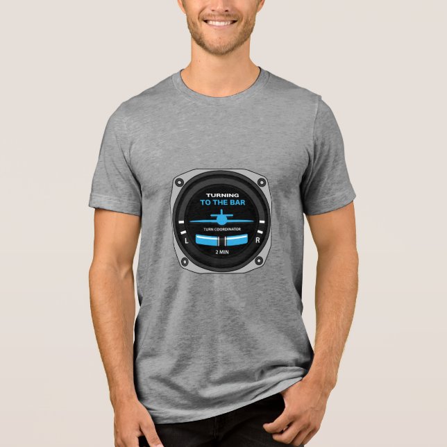 Pilot Aviation Geek Tri-Blend Shirt (Front)
