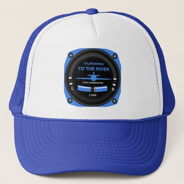 Pilot Aviation Geek Trucker Hat (Front)