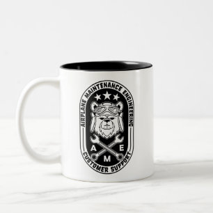 Pilot Bear Mug - double sided
