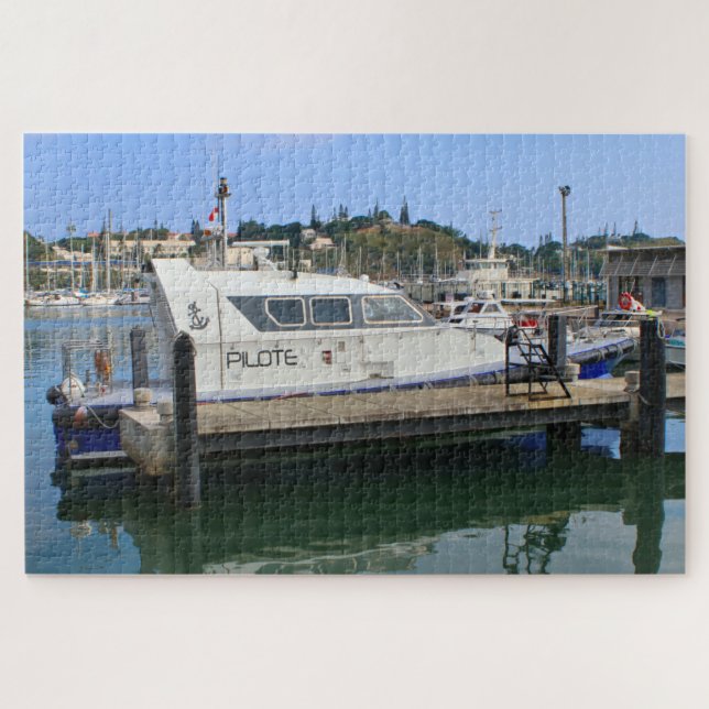 Pilot boat, Noumea, New Caledonia Jigsaw Puzzle (Horizontal)