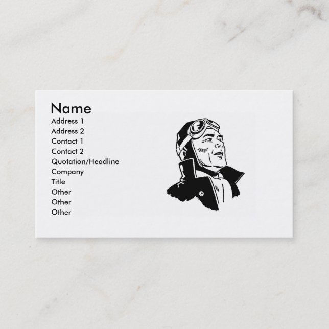 Pilot Business Card (Front)