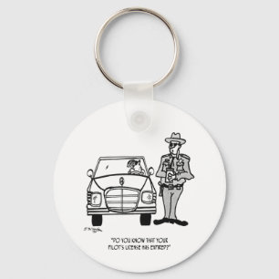 Pilot Cartoon 5214 Keychain