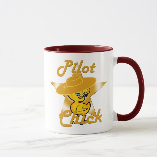 Pilot chick #10 mug (Right)