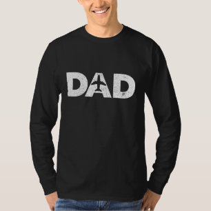 Pilot Dad Father's Day Gift for Airplane and Aviat T-Shirt