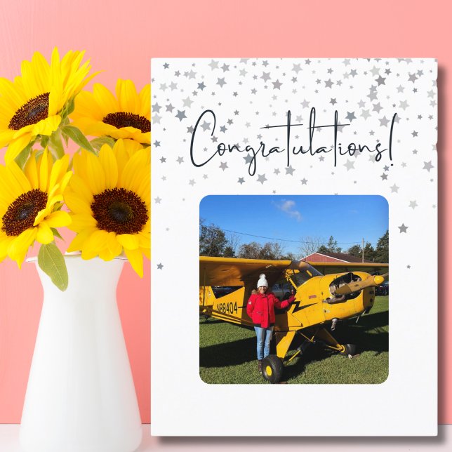 Pilot First Solo Flight Photo,Custom Aviation  Postcard (Creator Uploaded)