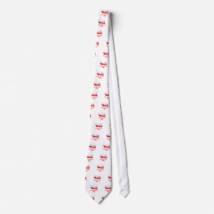 pilot flyling red airplane tie