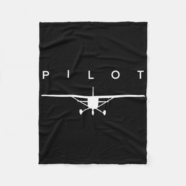 Pilot For New Pilot - New Pilot Tee Shirt - Airpla Fleece Blanket (Front)