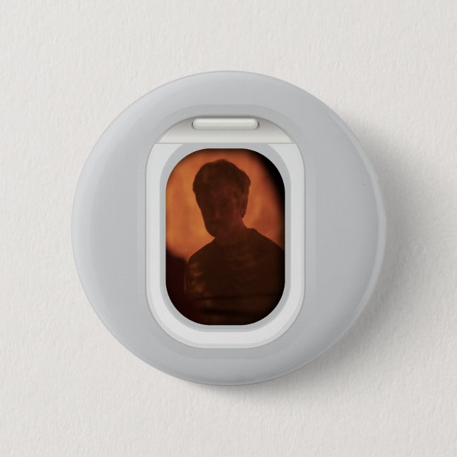 Pilot from the Miracle over the Mojave 2 Inch Round Button (Front)