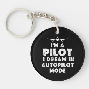 Pilot Funny Keychain