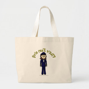 Pilot Girl Large Tote Bag