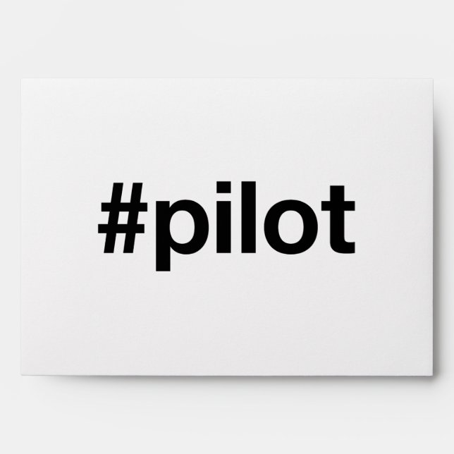 PILOT Hashtag Envelope (Front)