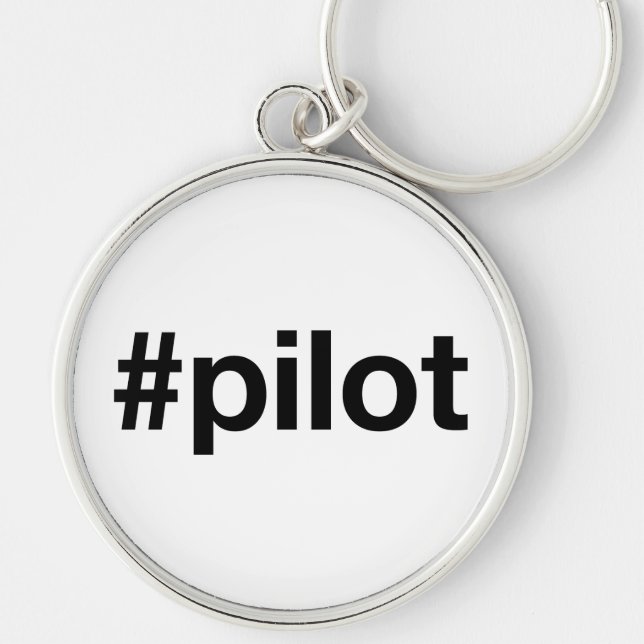 PILOT Hashtag Keychain (Front)