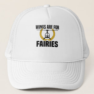 Pilot Helicopter Helicopter Saying Hobbypilot Trucker Hat