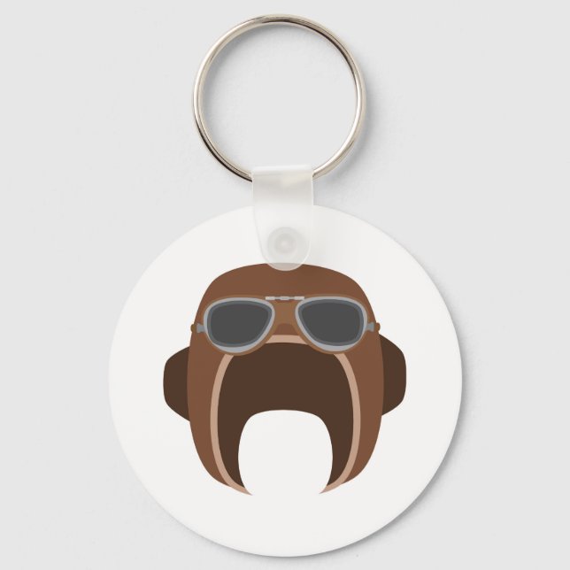 Pilot Helmet Keychain (Front)