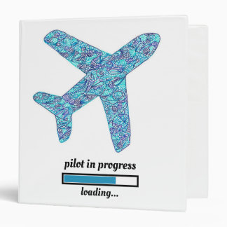 "Pilot In Progress" Aviation Binder