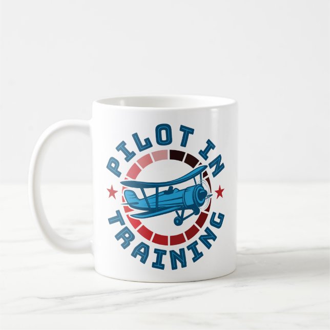 Pilot in Training Coffee Mug (Left)